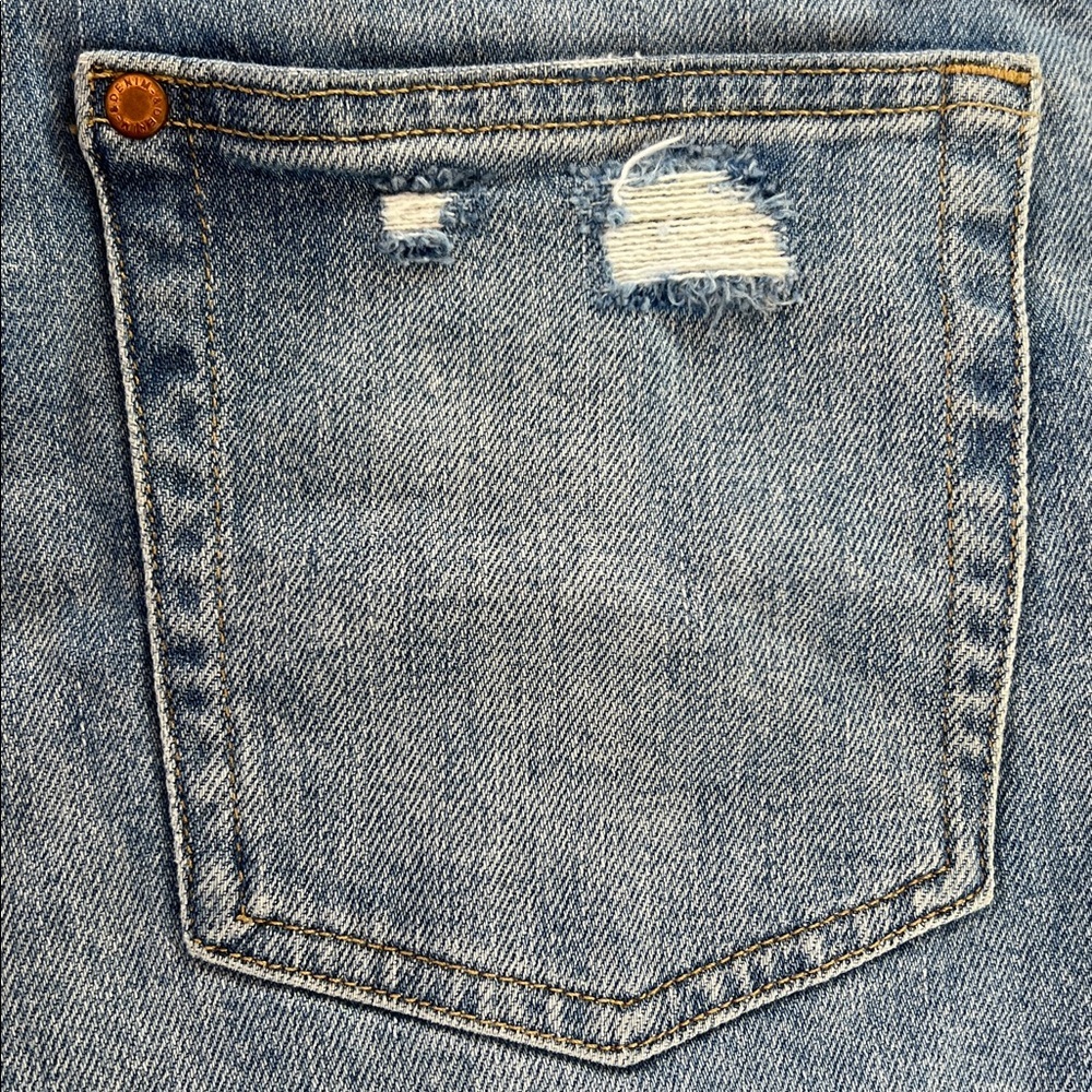& DENIM high waist jean denim shorts women’s size 6 - Picture 9 of 11